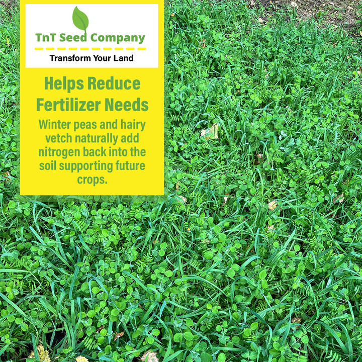 Peas, Oats, Vetch Garden Cover Crop Mix
